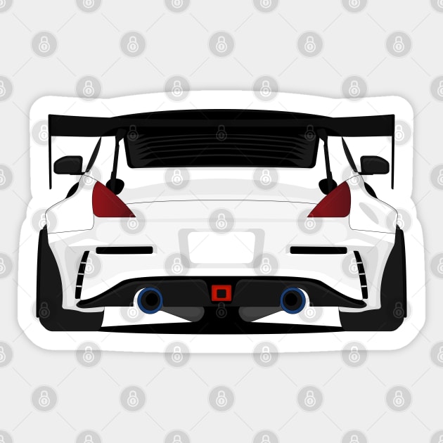 350Z WHITE Sticker by VENZ0LIC